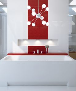 Cada baie rectangulara Besco Optima Premium 170x70cm acril