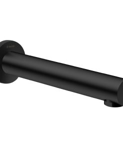 Pipa cada baie cu montaj in perete, culoare negru, Deante Cascada