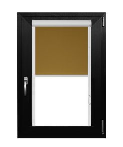 Rulou Textil , Casetat , Semiopac , Maro Deschis , L 51 cm X H 180 cm