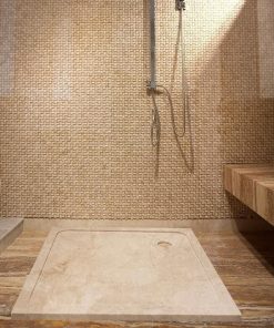 Cadita dus marmura Cappuccino ULTRA PLAT, 90 x 90 x 3 cm