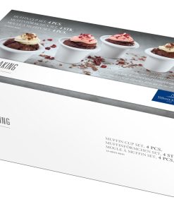 Set 4 forme ceramice pentru briose Villeroy & Boch Clever Baking 9cm