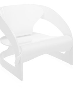 Fotoliu Kartell Joe Colombo design Joe Colombo alb mat