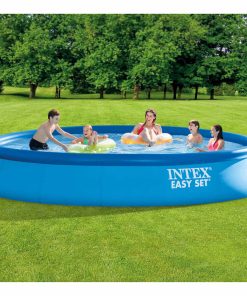 Intex Piscină Easy Set cu sistem de filtrare, 457 x 84 cm