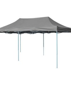 vidaXL Cort de petrecere pliabil, antracit, 3 x 6 m