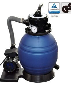 vidaXL Pompă filtru cu nisip 400 W 11000 l/h