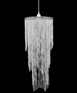 Candelabru pandantiv cu cristale, 26 x 70 cm