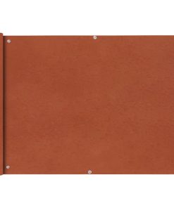 vidaXL Prelată balcon, material textil oxford, 75 x 600 cm, teracotă