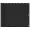 vidaXL Paravan de balcon, antracit, 75 x 500 cm, HDPE