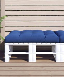vidaXL Pernă de paleți, albastru regal, 120x80x12 cm, material textil