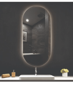 Oglinda cu dezaburire Fluminia Dali Ambient 50 cu iluminare LED 3 culori