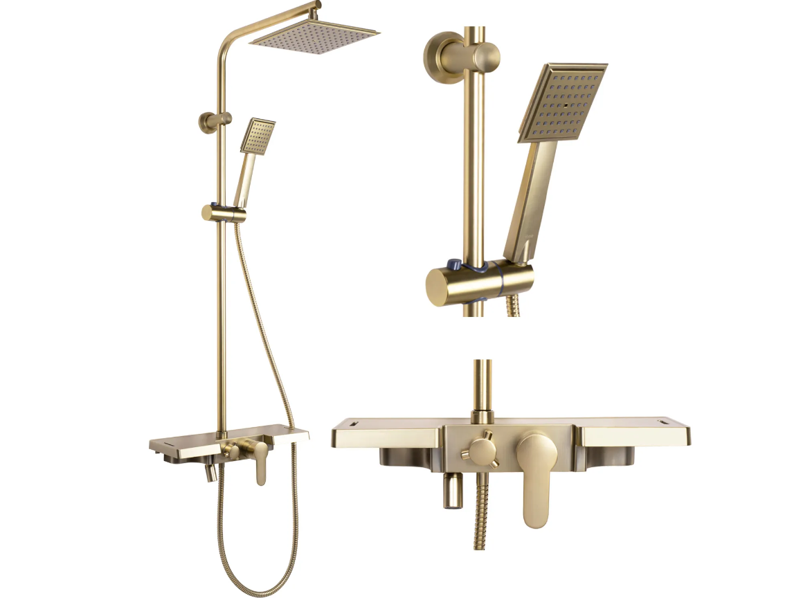 Set de dus Rea Bravo Auriu Mat