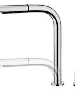 Baterie bucatarie Teka AUK 983 cu pipa extractibila pentru montare sub fereastra