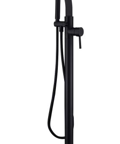 Baterie cada cu montaj pe pardoseala Besco Decco negru mat