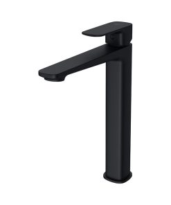 Baterie lavoar inalta Cersanit Larga, negru mat