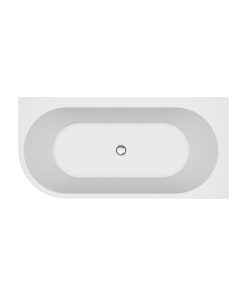 Cada baie pe colt Cersanit Crea, 170 x 82 cm, asimetrica, orientare dreapta, alba