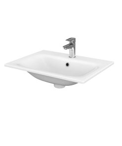 Lavoar incastrat alb 60 cm, dreptunghiular, Cersanit Moduo