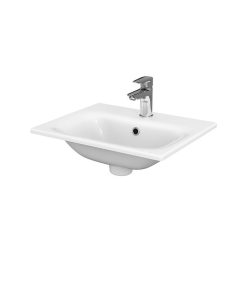 Lavoar incastrat alb 50 cm, dreptunghiular, Cersanit Moduo