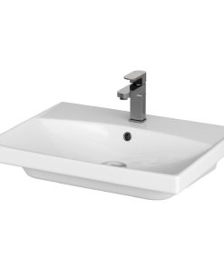 Lavoar baie suspendat alb 60 cm, dreptunghiular, Cersanit City