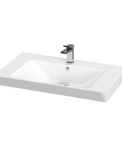 Lavoar suspendat alb 100 cm, dreptunghiular, Cersanit Mille