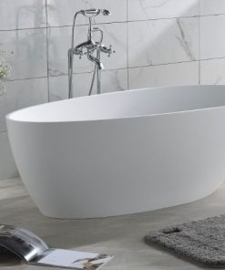 Cada freestanding Bella Casa Natura 170 cm Alb