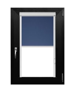 Rulou Textil , Casetat , Semiopac , Bleumarin , L 83 cm X H 140 cm