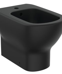 Bideu pe pardoseala Ideal Standard Tesi back-to-wall, negru mat - T3540V3