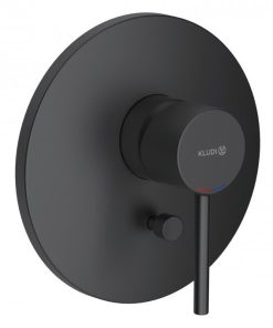 Baterie cada Kludi Bozz, montaj incastrat, negru mat, necesita corp ingropat, negru mat - 386503976