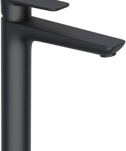 Baterie lavoar Kludi Pure & Style, corp inalt 215 mm, fara ventil, negru mat - 402963975