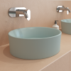 Lavoar baie Vela, ceramic, alb, montaj pe blat