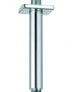 Brat de dus Kludi A-QA 150 mm, rozeta patrata, montare pe tavan, crom - 6653505-00