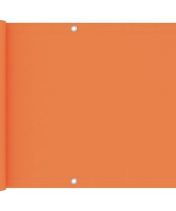 vidaXL Paravan de balcon, portocaliu, 75 x 600 cm, țesătură oxford