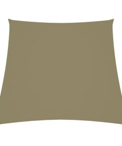 vidaXL Parasolar, bej, 3/4x3 m, țesătură oxford, trapez