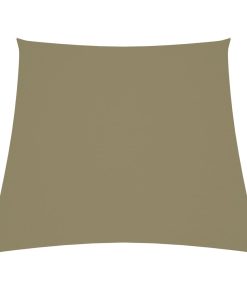 vidaXL Parasolar, bej, 3/5x4 m, țesătură oxford, trapez