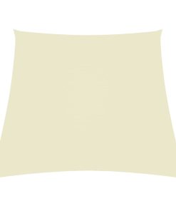 vidaXL Parasolar, crem, 4/5x4 m, țesatură Oxford, trapez