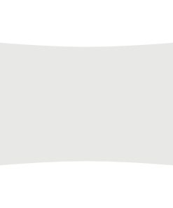 vidaXL Pânză parasolar, alb, 4x7 m, țesătură oxford, dreptunghiular