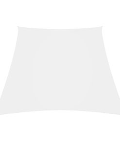 vidaXL Parasolar, alb, 3/5x4 m, țesătură oxford, trapez