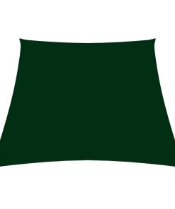 vidaXL Parasolar, verde închis, 2/4x3 m, țesătură oxford, trapez