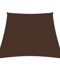 vidaXL Parasolar, maro, 3/4x3 m, țesătură Oxford, trapez
