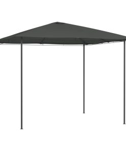 vidaXL Pavilion, antracit, 3x3x2,6 m, 160 g/m²