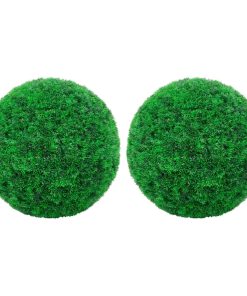 vidaXL Bile de arbuști cimișir artificiali, 2 buc., 27 cm