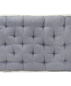 vidaXL Pernă pentru canapea din paleți, albastru, 120 x 80 x 10 cm