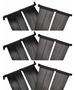 vidaXL Panou încălzitor solar pentru piscină, 6 buc., 80x620 cm
