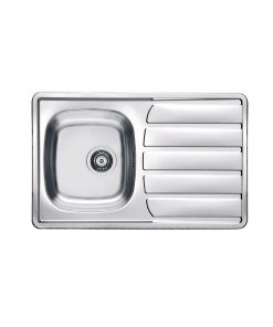 Chiuveta bucatarie inox satin, reversibila, Alveus Zoom 20