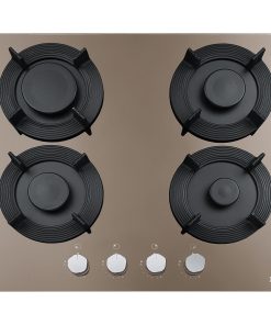 Plita gaz incorporabila Franke Maris Free by Dror FHMF 604 4G C cu 4 arzatoare 60x51cm gratare fonta Oyster