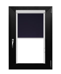 Rulou Textil , Casetat , Semiopac , Indigo , L 93 cm X H 100 cm