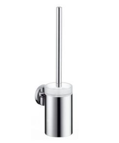 Perie cu suport pentru vasul de toaleta, crom lucios, Hansgrohe Logis