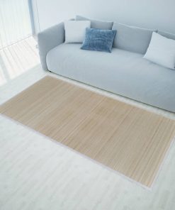 vidaXL Covoare de bambus natural, 2 buc., 120x180 cm, dreptunghiulare