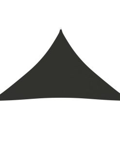 vidaXL Parasolar, antracit, 5x5x6 m, țesătură oxford, triunghiular