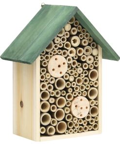 vidaXL Casă pentru insecte, 2 buc., 23x14x29 cm, lemn masiv de brad