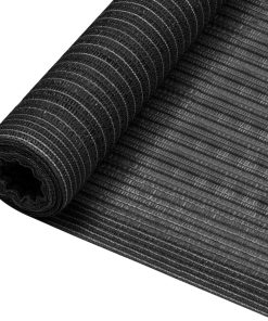 vidaXL Plasă pentru intimitate, antracit, 3,6x50 m, HDPE, 150 g/m²